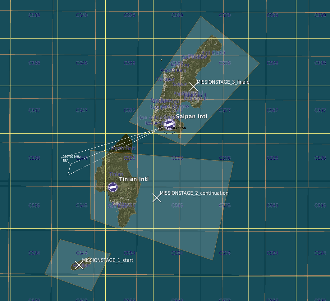 The first stages displayed